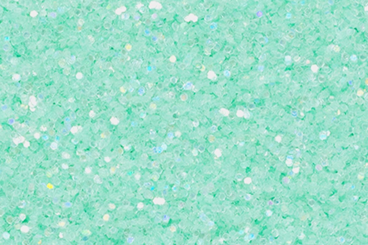 Jolifin Organic Glitter Powder - mint