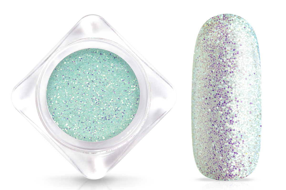 Jolifin Nightshine glitter powder - pastel mint