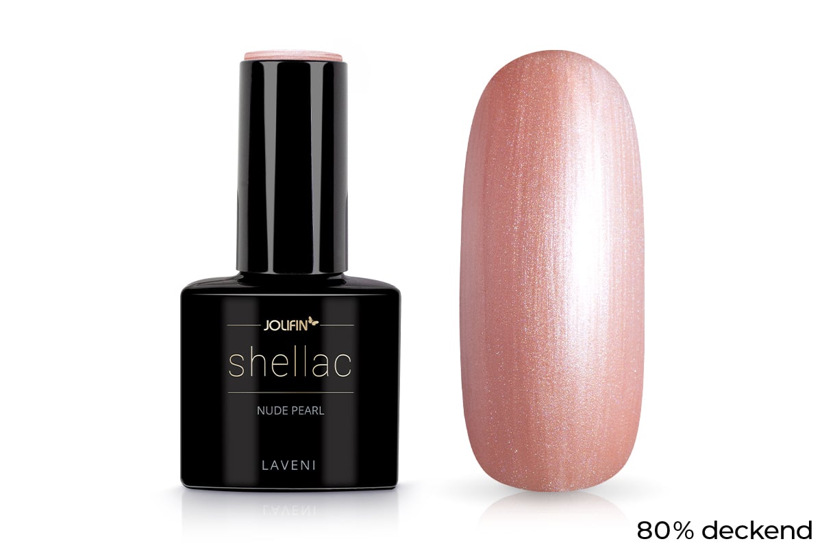 Jolifin LAVENI Shellac - nude pearl 10ml