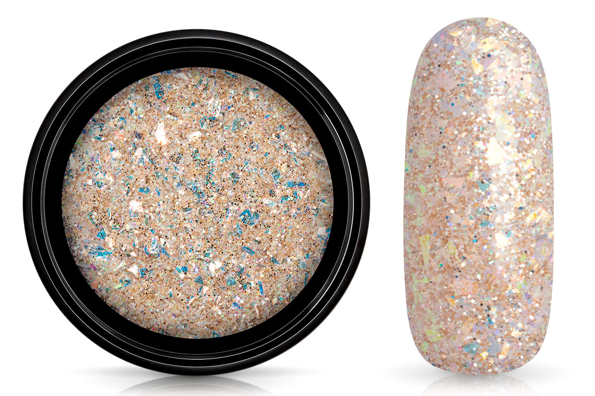 Jolifin LAVENI Foil Flakes Glitter - ivory