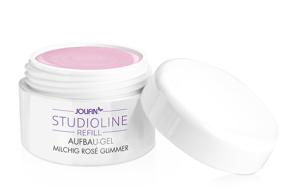 Jolifin Studioline Refill - build-up gel milky rosé mica 15ml