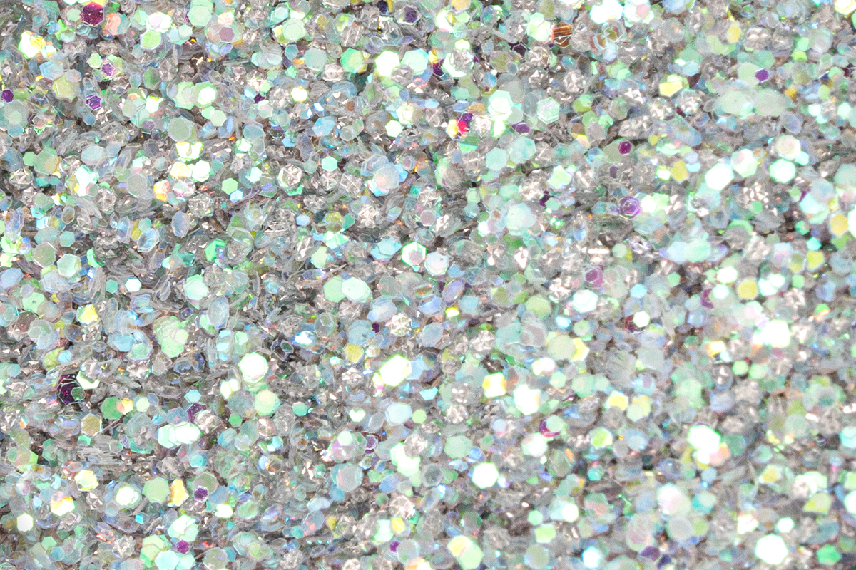 Jolifin Glitterpowder - hypnotic icy silver