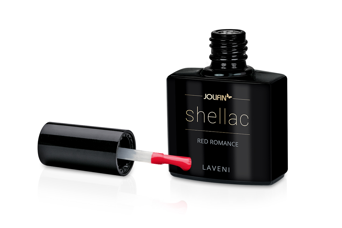 Jolifin LAVENI Shellac - red romance 10ml