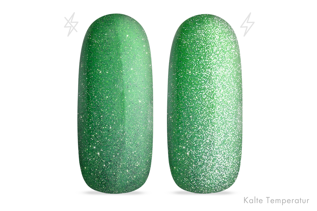 Jolifin LAVENI Shellac - FlashOn Thermo green-lime 10ml