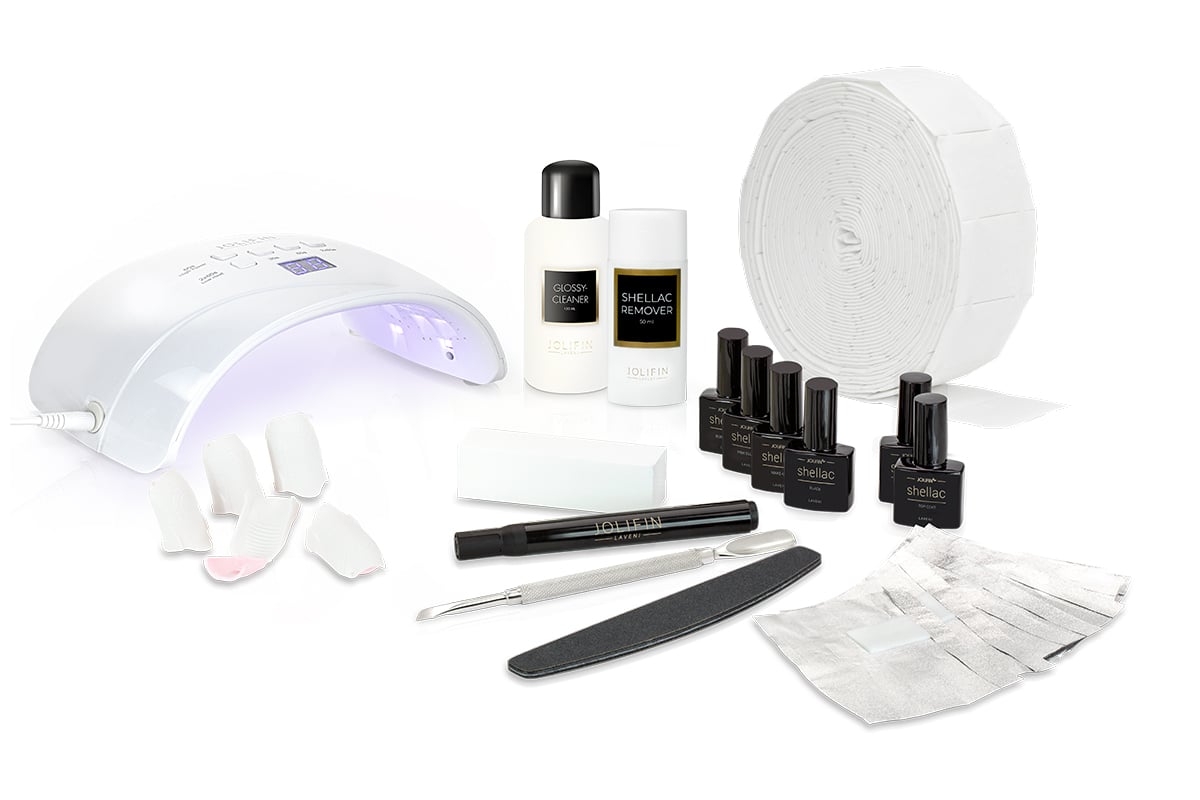 Jolifin LAVENI Shellac Starter Set - M - Basic Device