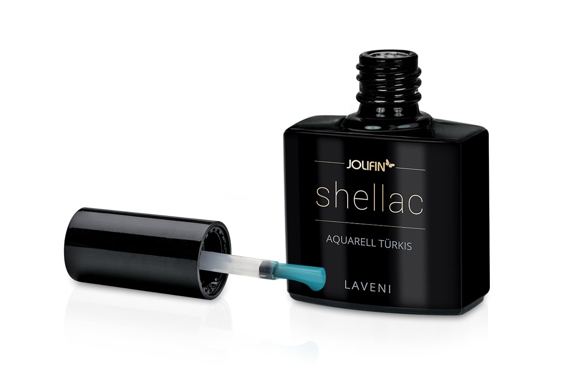 Jolifin LAVENI Shellac Watercolour - turquoise 10ml