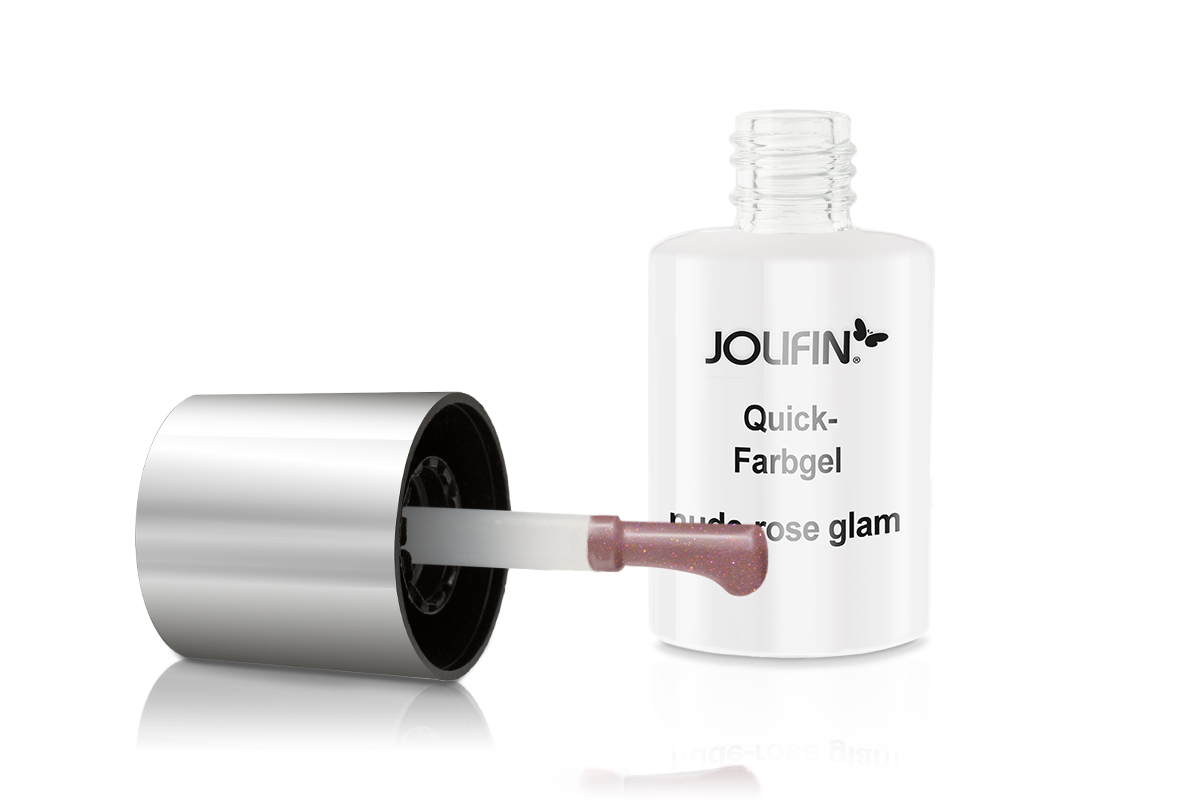 Jolifin Carbon Quick colour gel - nude-rose glam 11ml