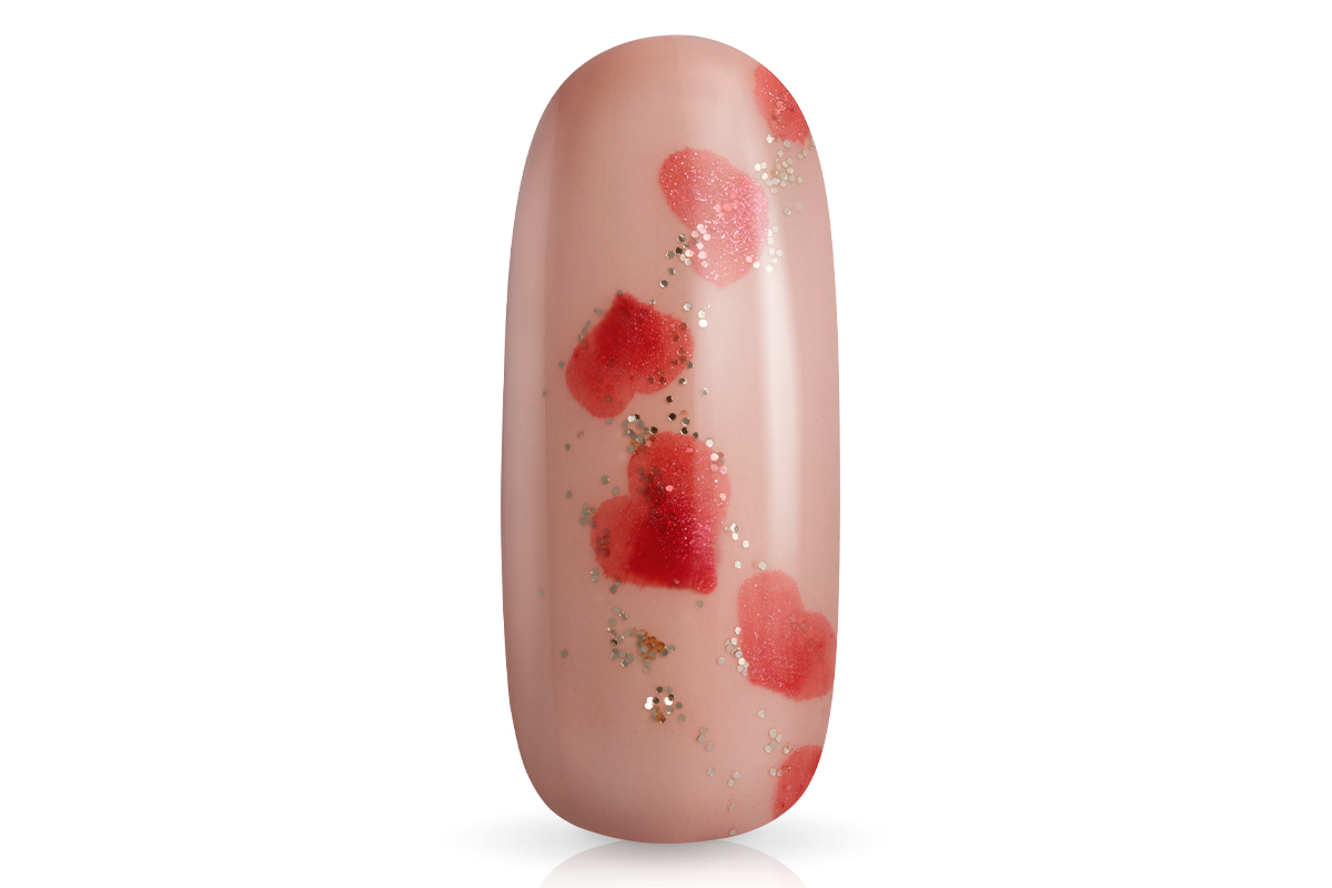 Jolifin LAVENI 3D Nailart-Pen - red Glitter