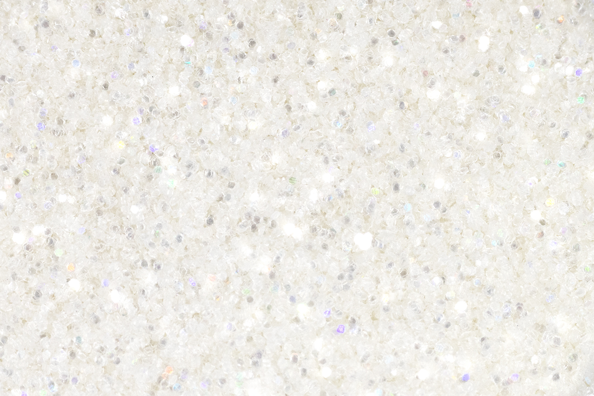 Jolifin Bio Glitterpuder - white