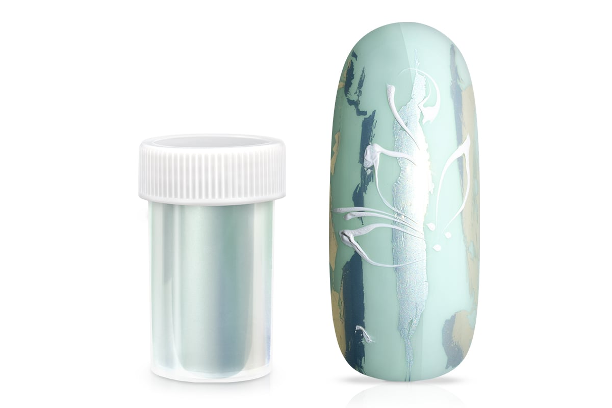 Jolifin Transfer Nail Foil XL - Aurora Pearl silver