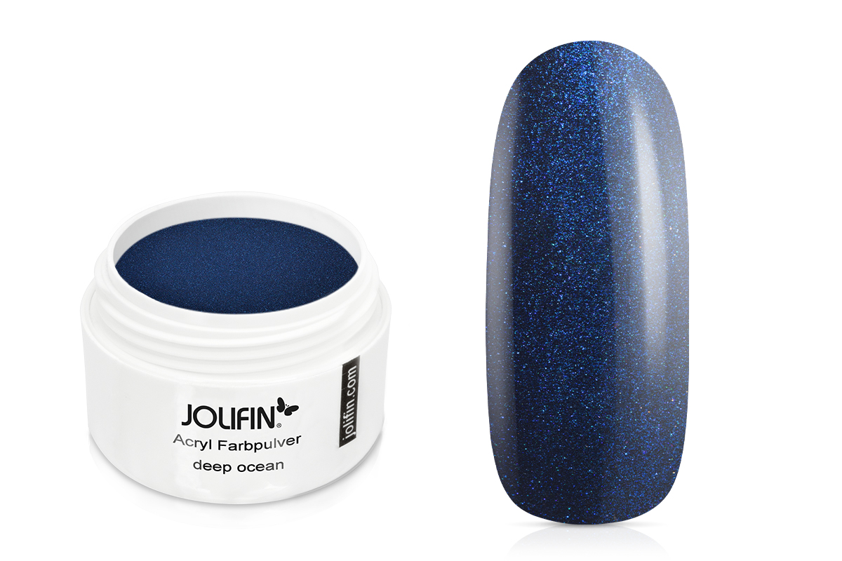 Jolifin Acryl Farbpulver - deep ocean 5g