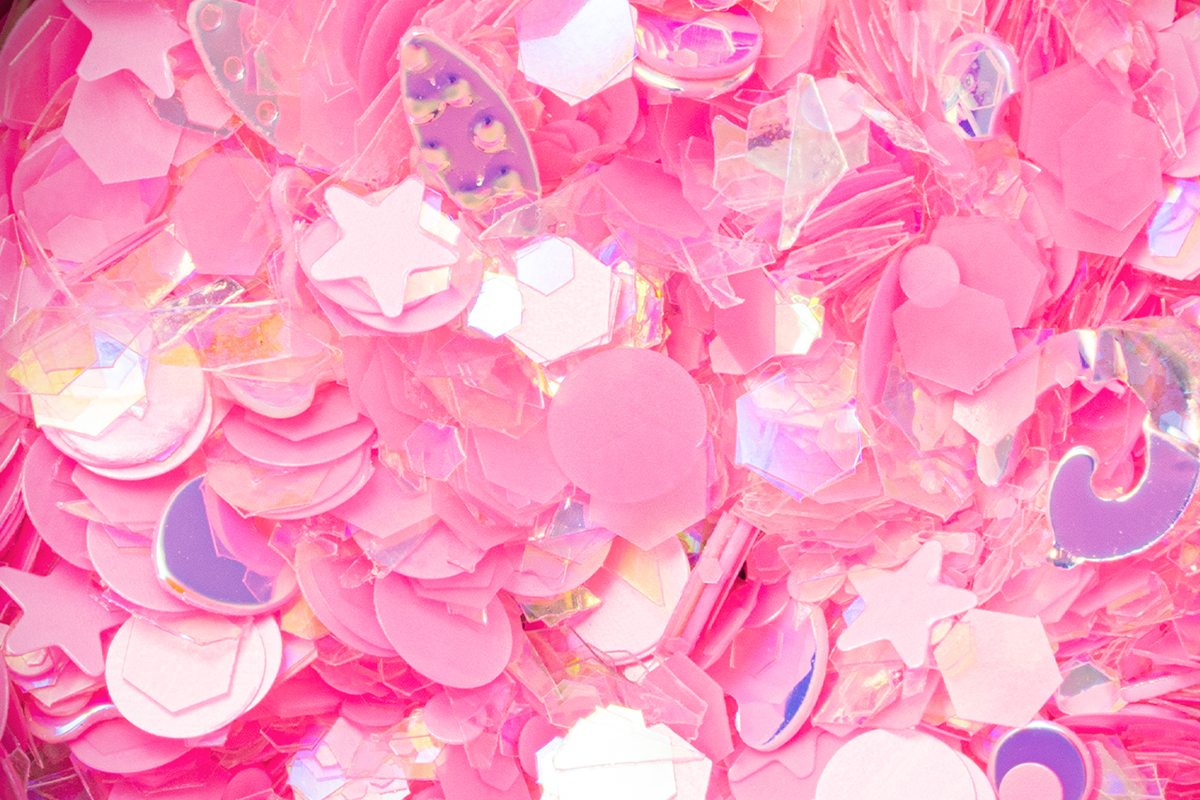 Jolifin Fancy Glittermix - pink