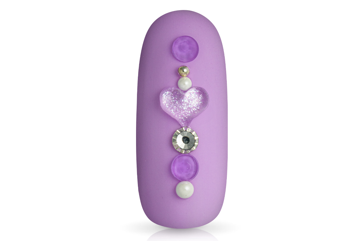 Jolifin LAVENI Strass-Display - Nailart Mix pastell-purple