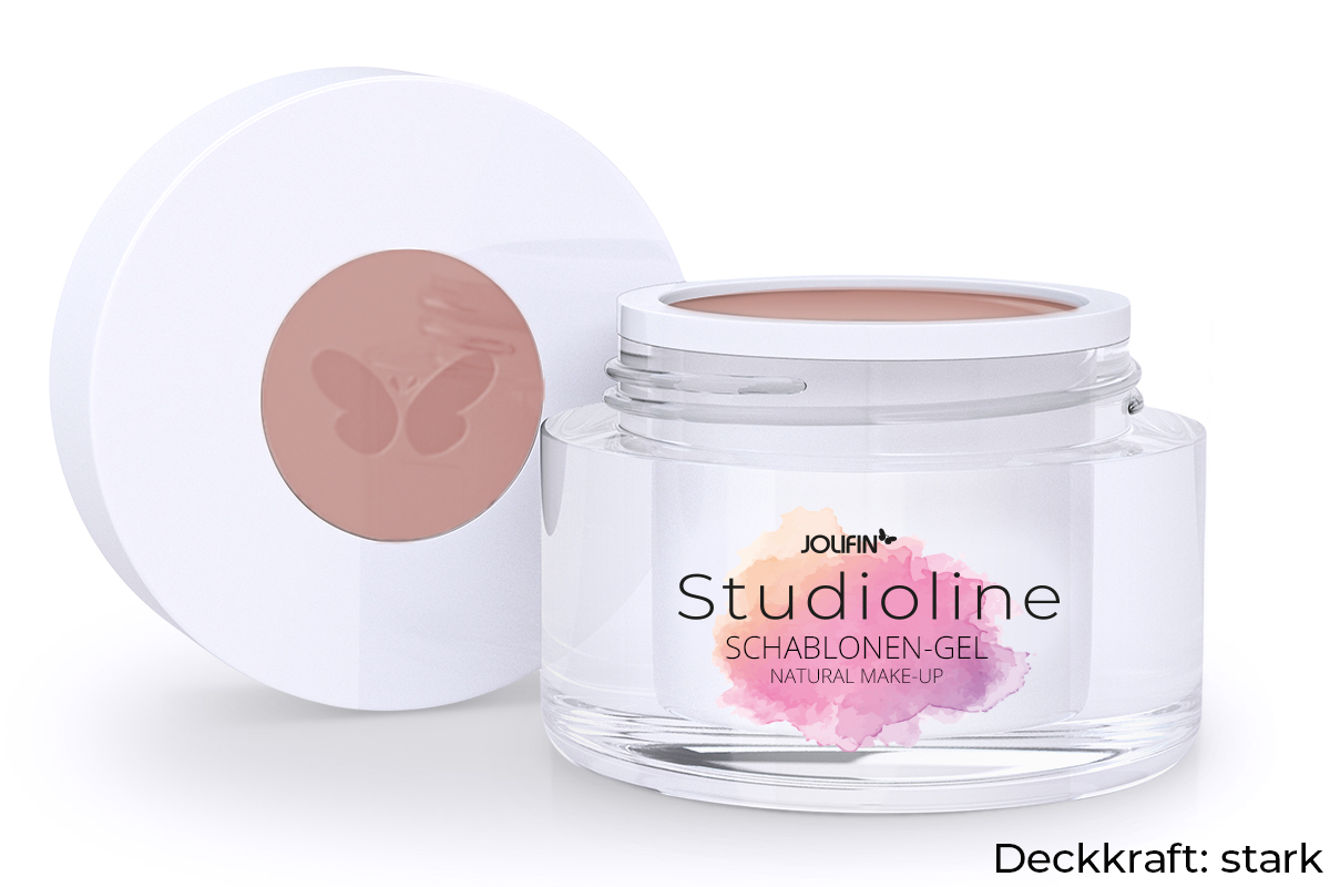 Jolifin Studioline - Schablonen-Gel natural make-up 30ml