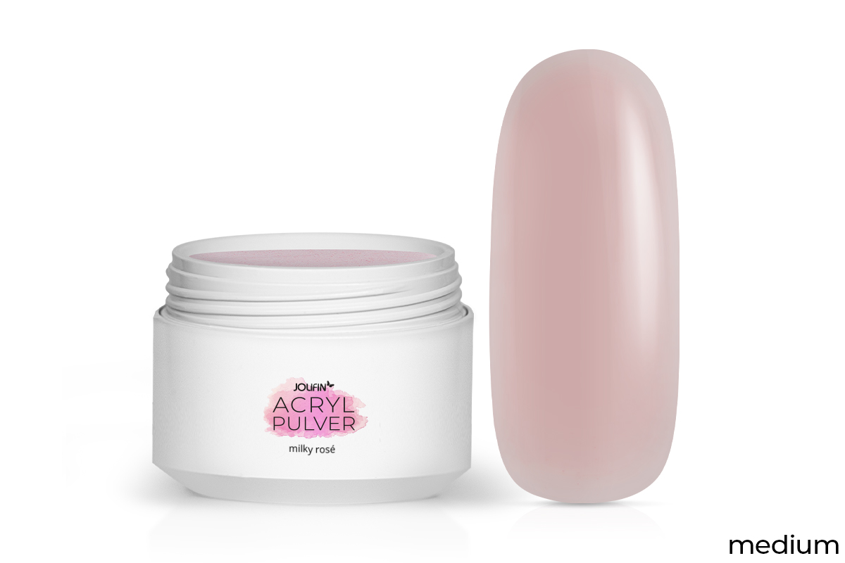 Jolifin Acryl Pulver - milky rosé 30g