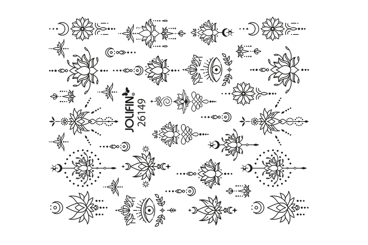 Jolifin Nail Art Tattoo - No. 53