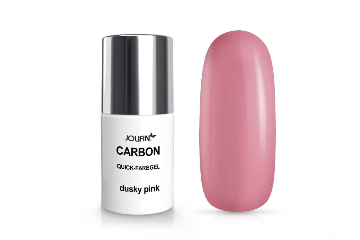 Jolifin Carbon Quick colour gel - dusky pink 11ml