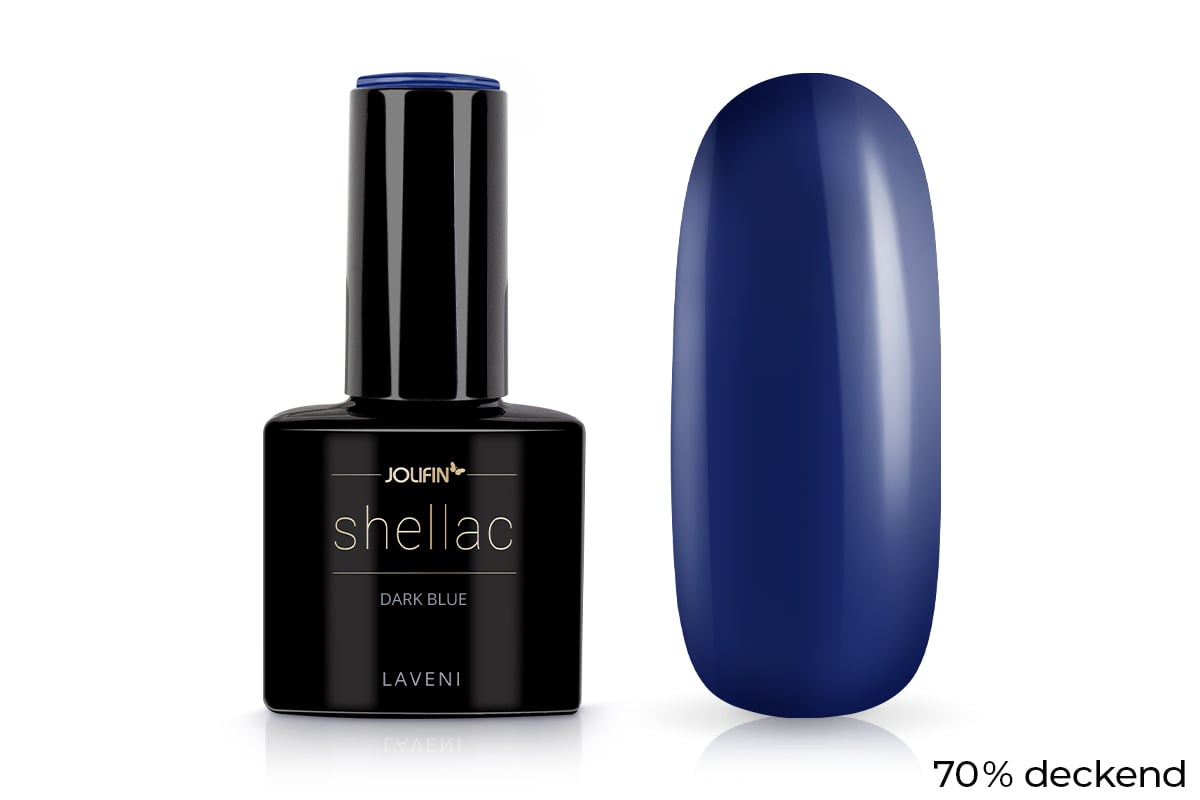 Jolifin LAVENI Shellac - dark blue 10ml