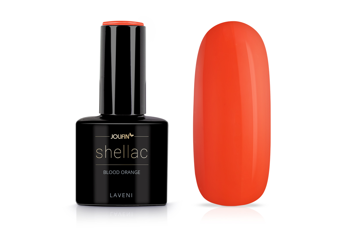 Jolifin LAVENI Shellac - blood orange 10ml