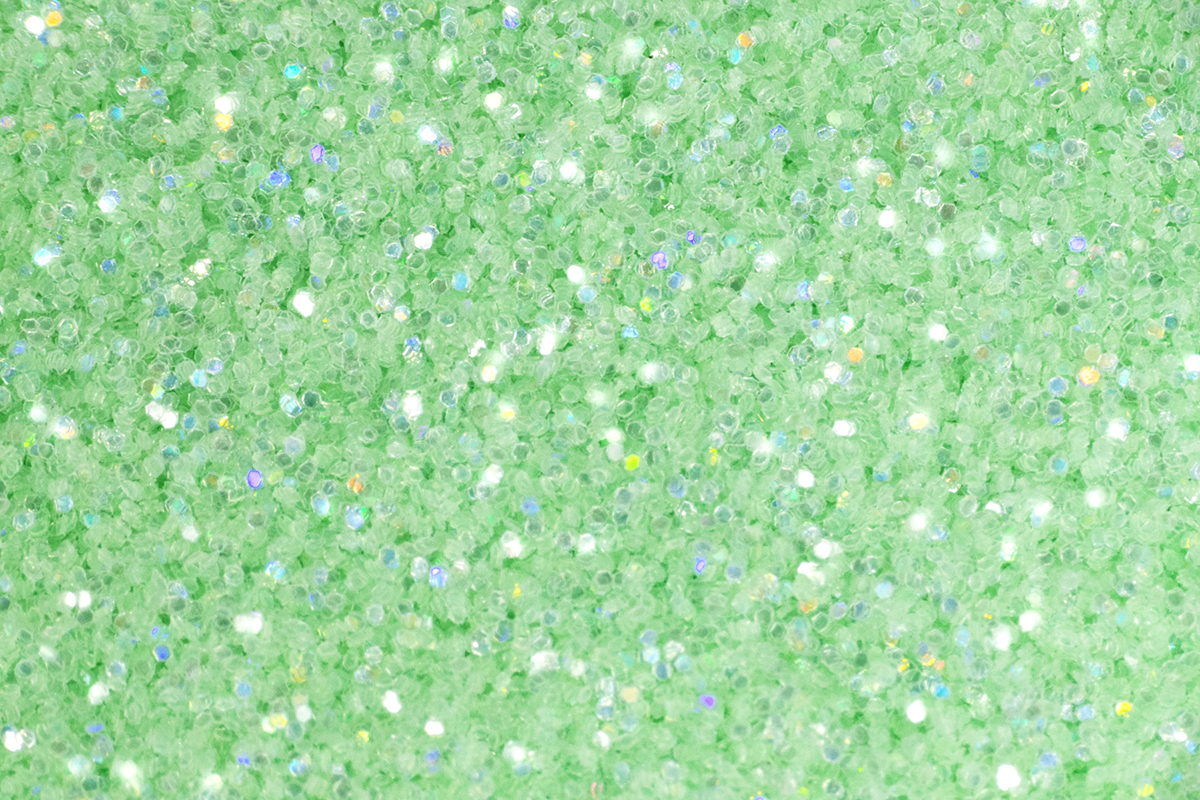 Jolifin Bio Glitterpuder - pastell-green