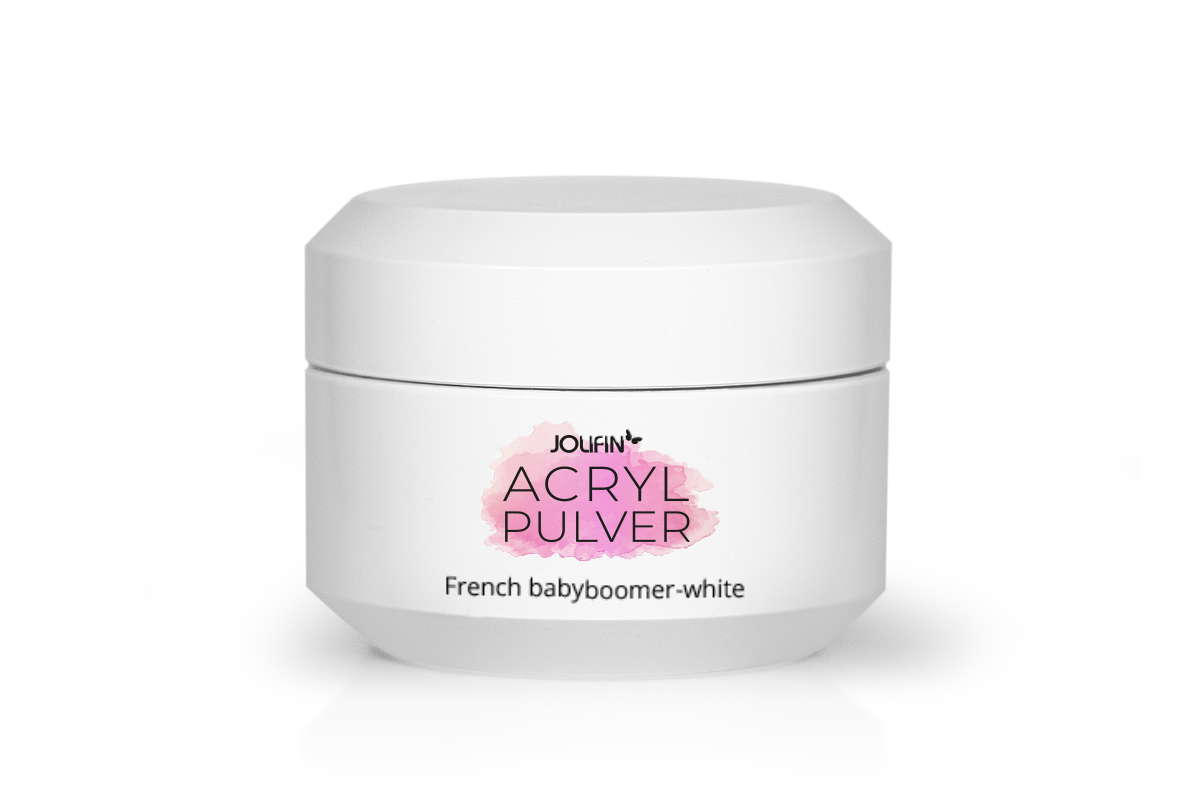 Jolifin Acryl Pulver - French babyboomer-white 10g