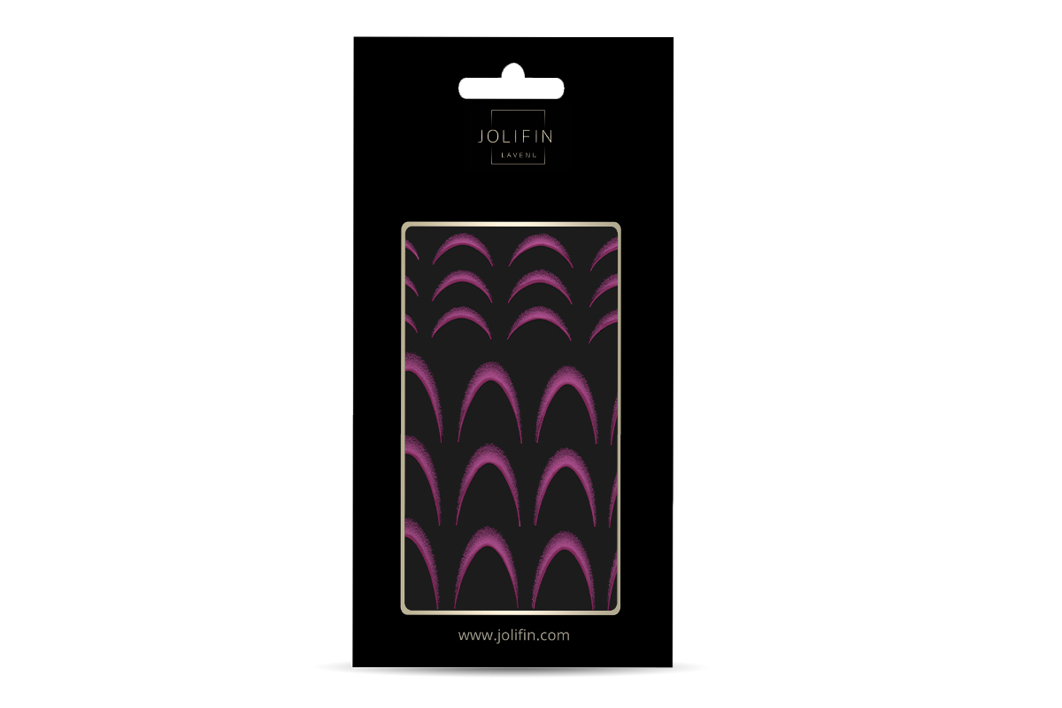 Jolifin LAVENI XL Sticker - Ombre French pink