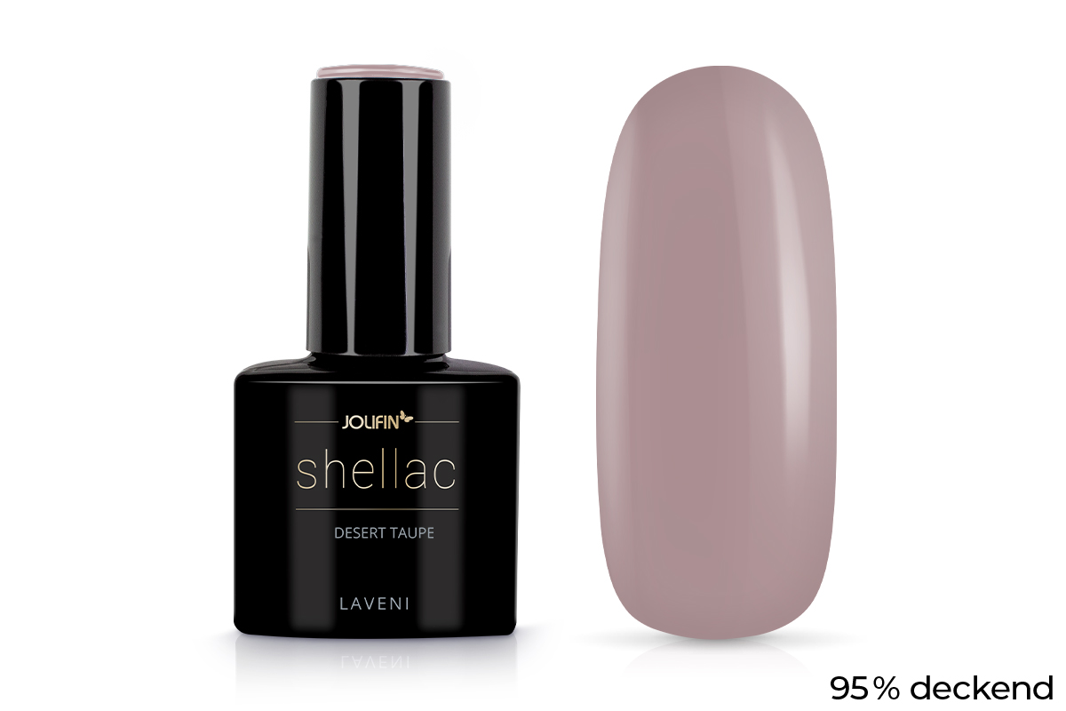 Jolifin LAVENI Shellac - desert taupe 10ml