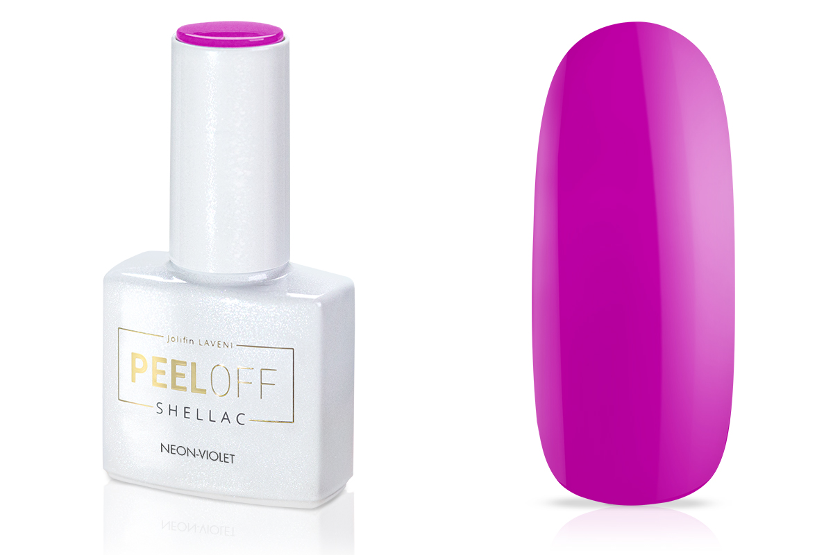 Jolifin LAVENI Shellac PeelOff - neon-violet 10ml