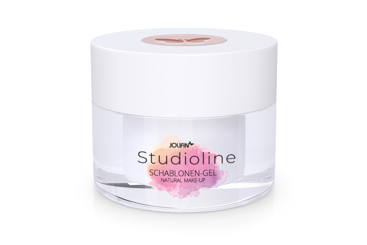 Jolifin Studioline - Schablonen-Gel natural make-up 30ml