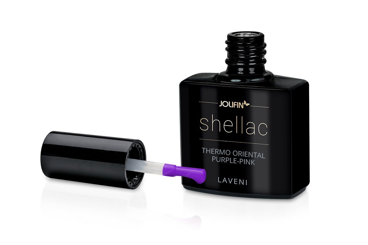 Jolifin LAVENI Shellac - Thermo oriental purple-pink 10ml