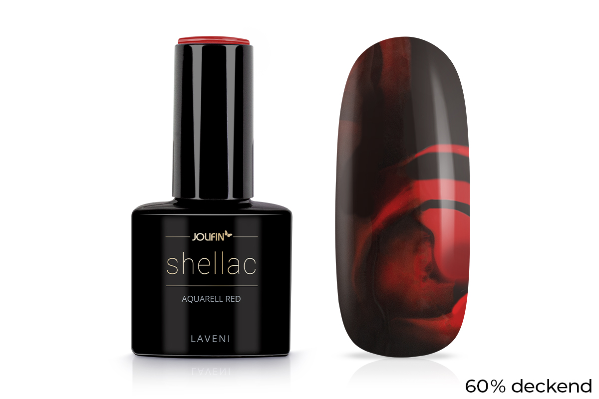 Jolifin LAVENI Shellac Aquarell - red 10ml