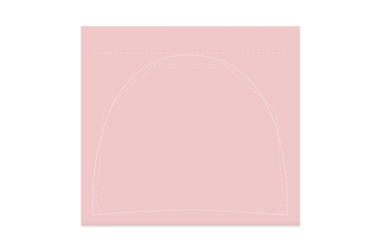 Jolifin LAVENI silicone mat for light curing units - rosé Mandala