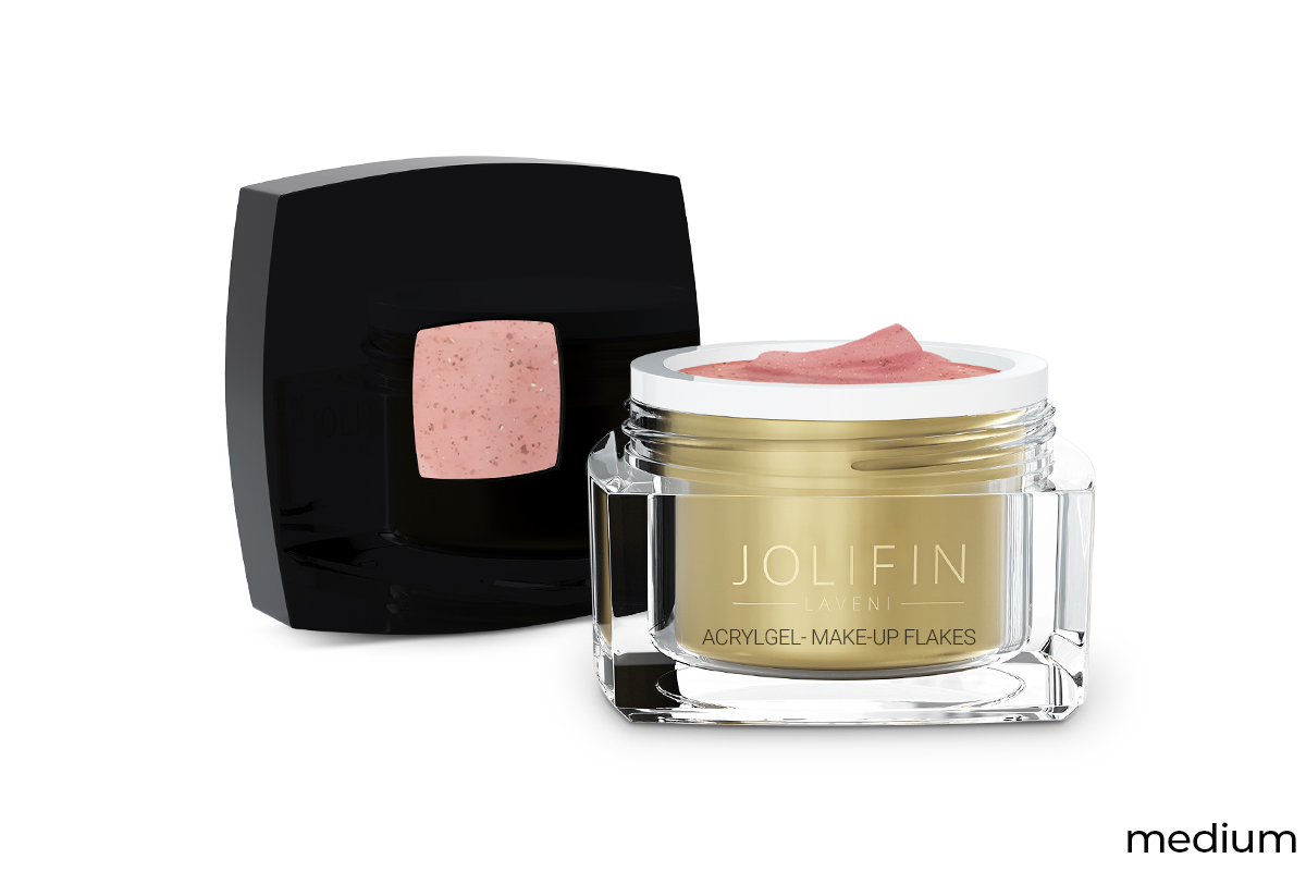 Jolifin LAVENI AcrylGel - Make-up Flakes 15ml