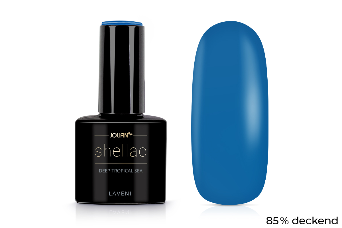 Jolifin LAVENI Shellac - deep tropical sea 10ml