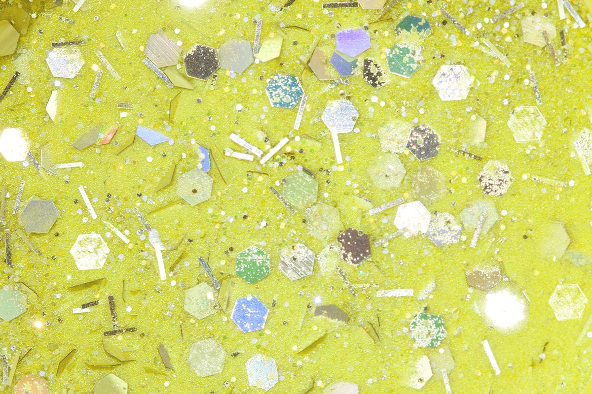 Jolifin Acryl Farbpulver - Lime Green Glittermix 5g