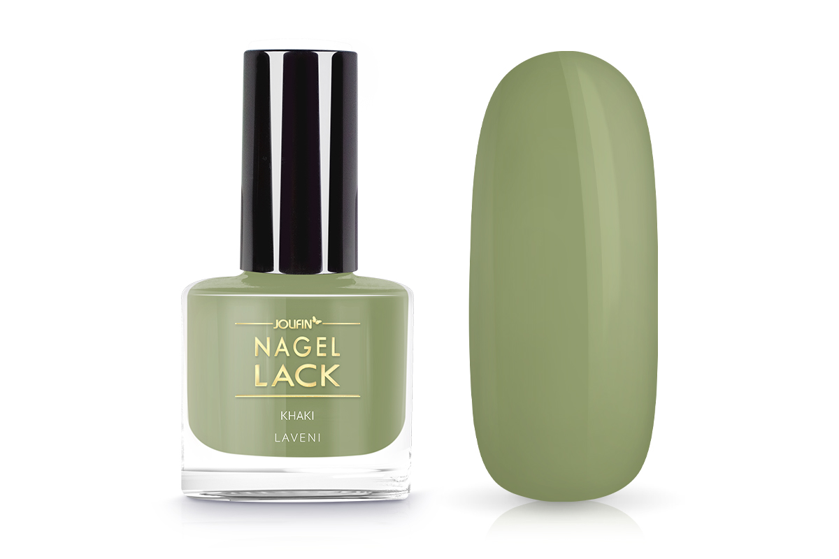 Jolifin LAVENI Nagellack - khaki 9ml