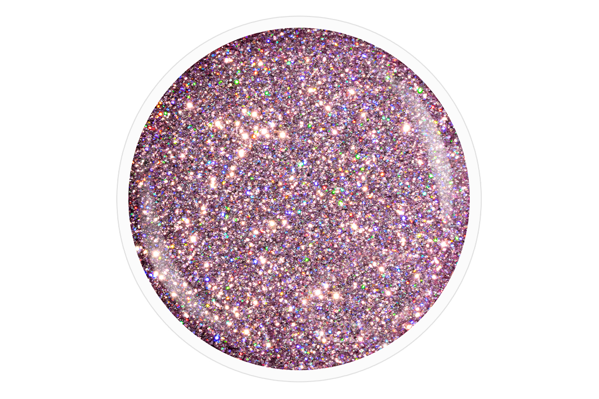 Jolifin LAVENI Shellac - extreme unicorn rosy Glitter 10ml