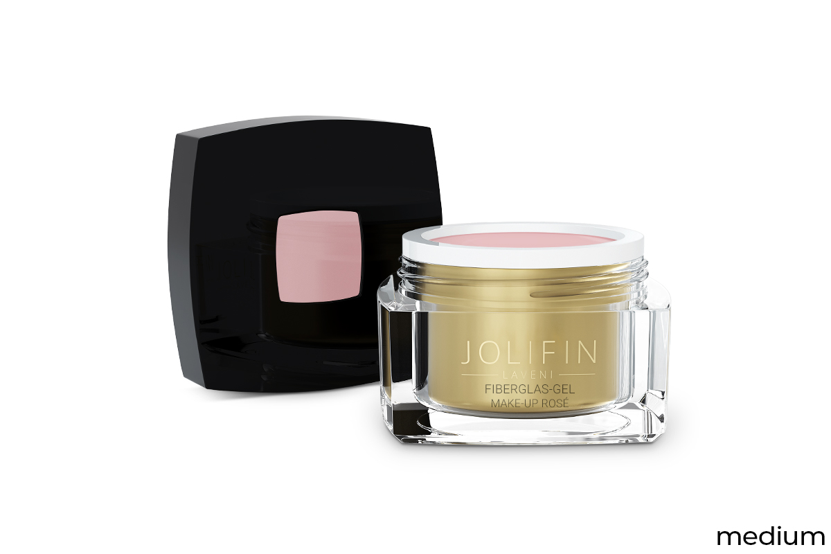 Jolifin LAVENI - Fibreglass gel make-up rosé 5ml