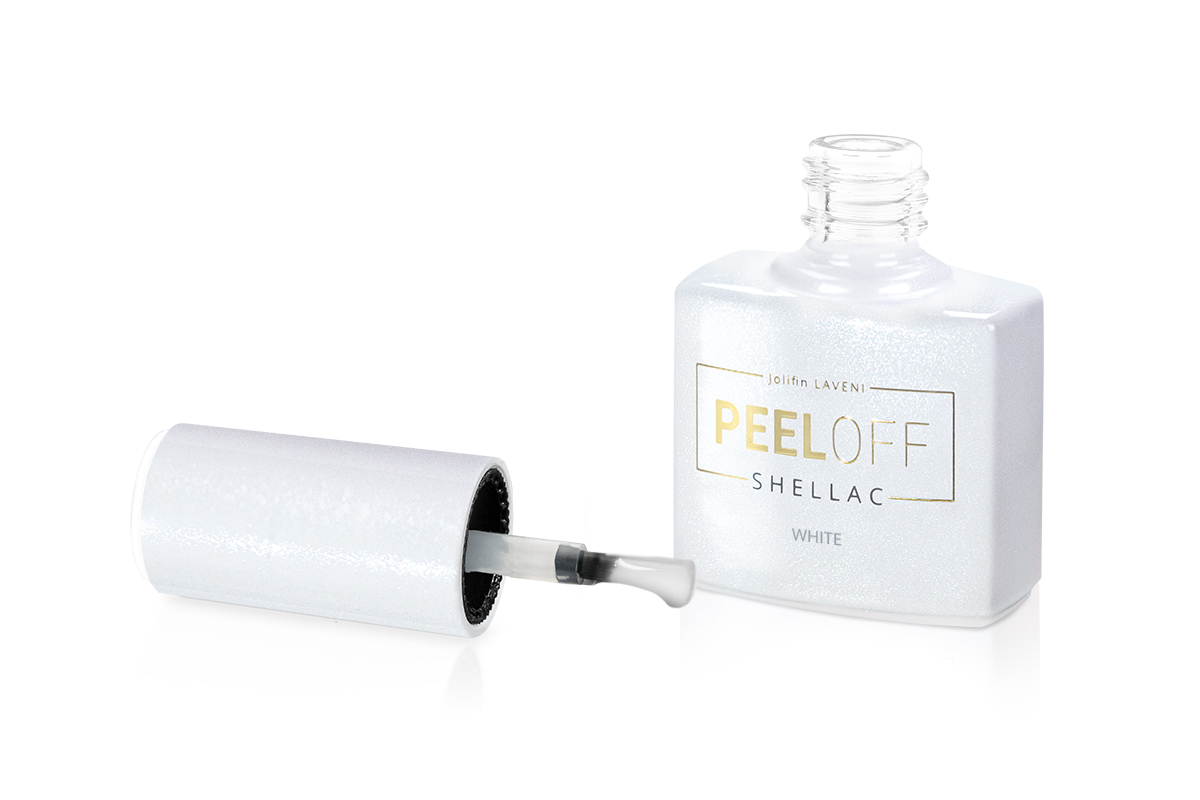 Jolifin LAVENI Shellac PeelOff - white 10ml