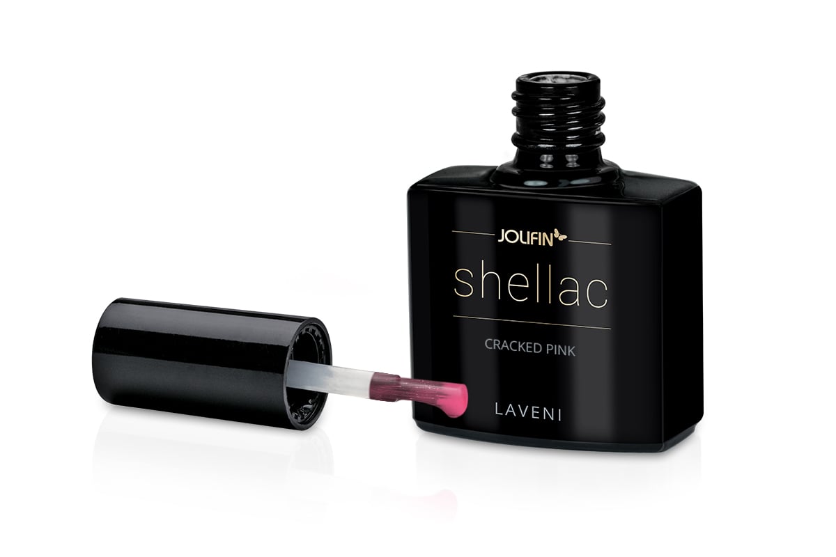 Jolifin LAVENI Shellac - cracked pink 10ml