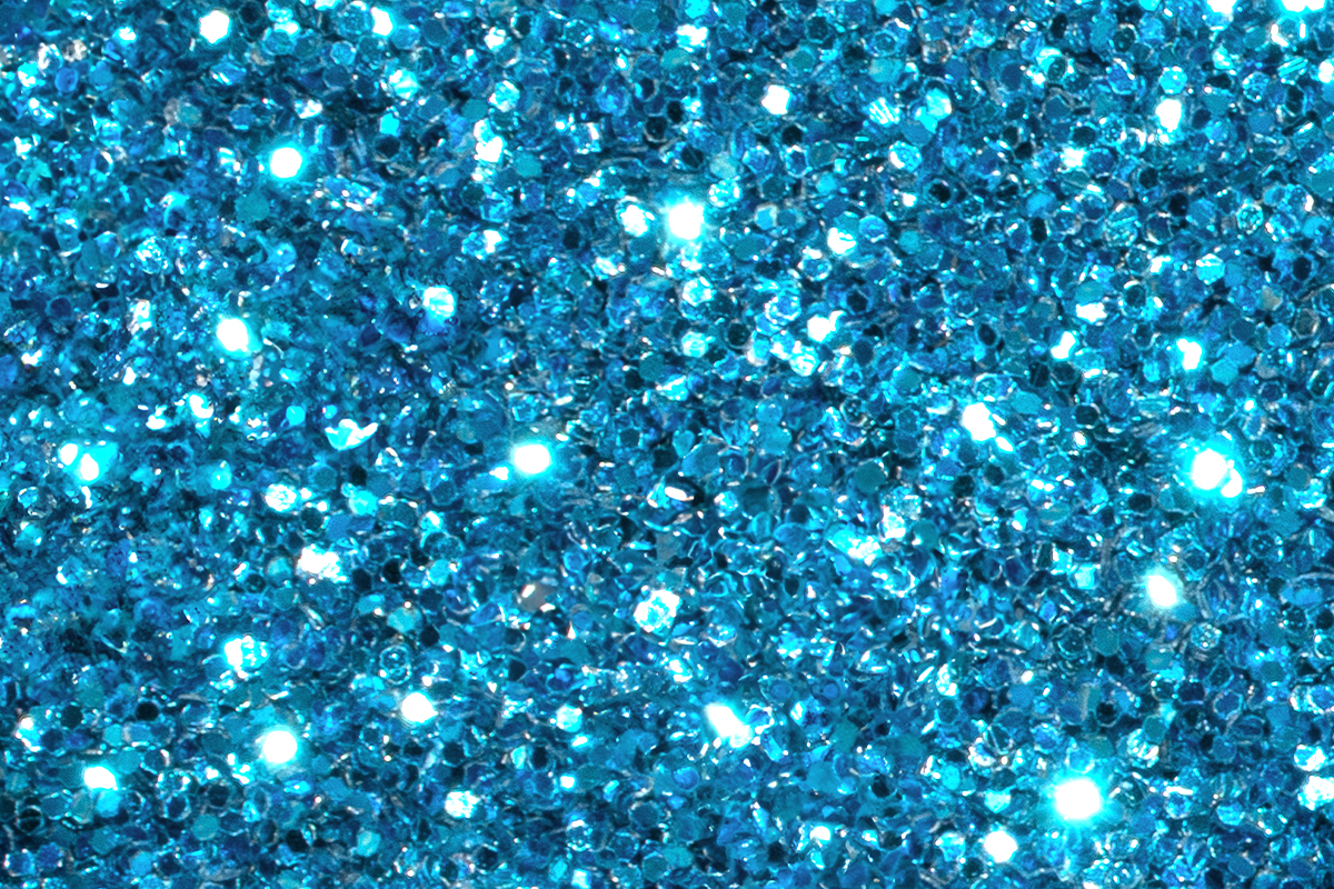 Jolifin organic glitter powder - blue laguna