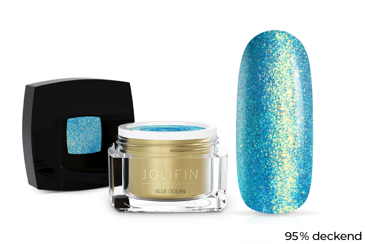 Jolifin LAVENI Farbgel - blue ocean 5ml