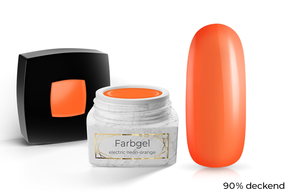 Jolifin LAVENI PRO Farbgel - electric neon-orange 5ml