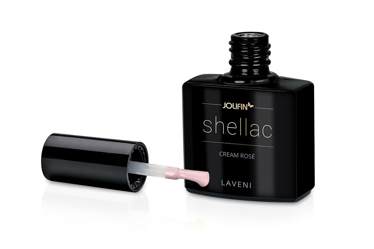 Jolifin LAVENI Shellac - cream rosé 10ml