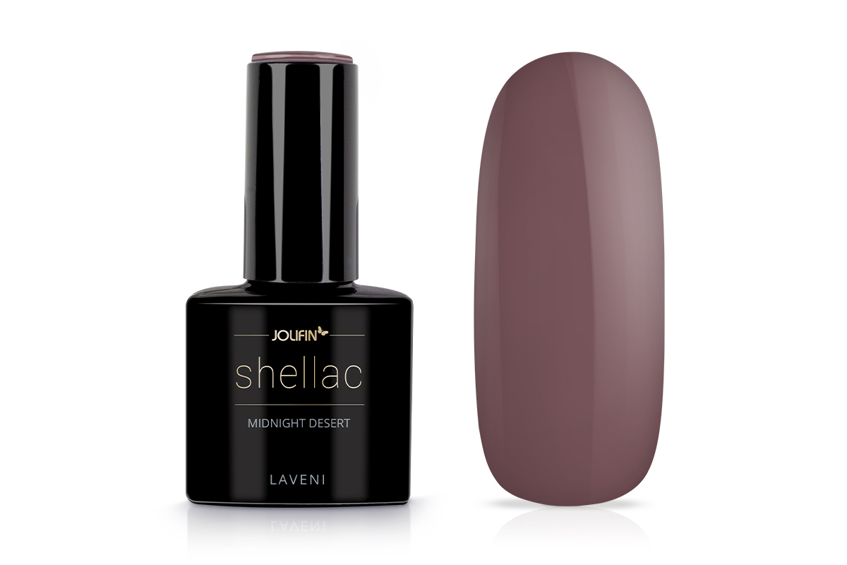 Jolifin LAVENI Shellac - midnight desert 10ml