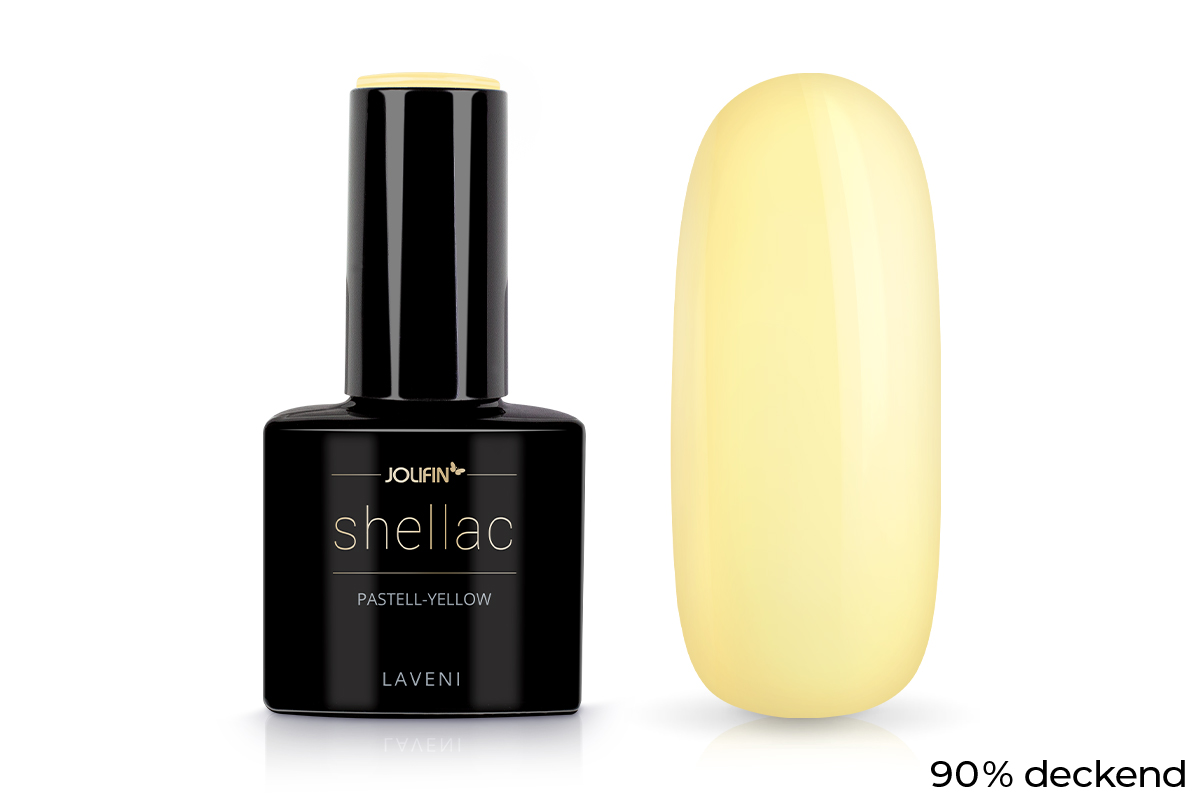 Jolifin LAVENI Shellac - pastel-yellow 10ml