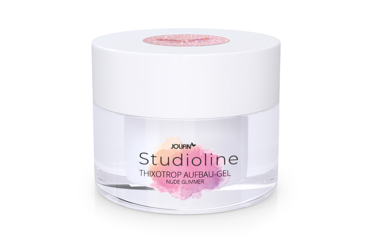 Jolifin Studioline - Thixotrope build-up gel nude mica 30ml