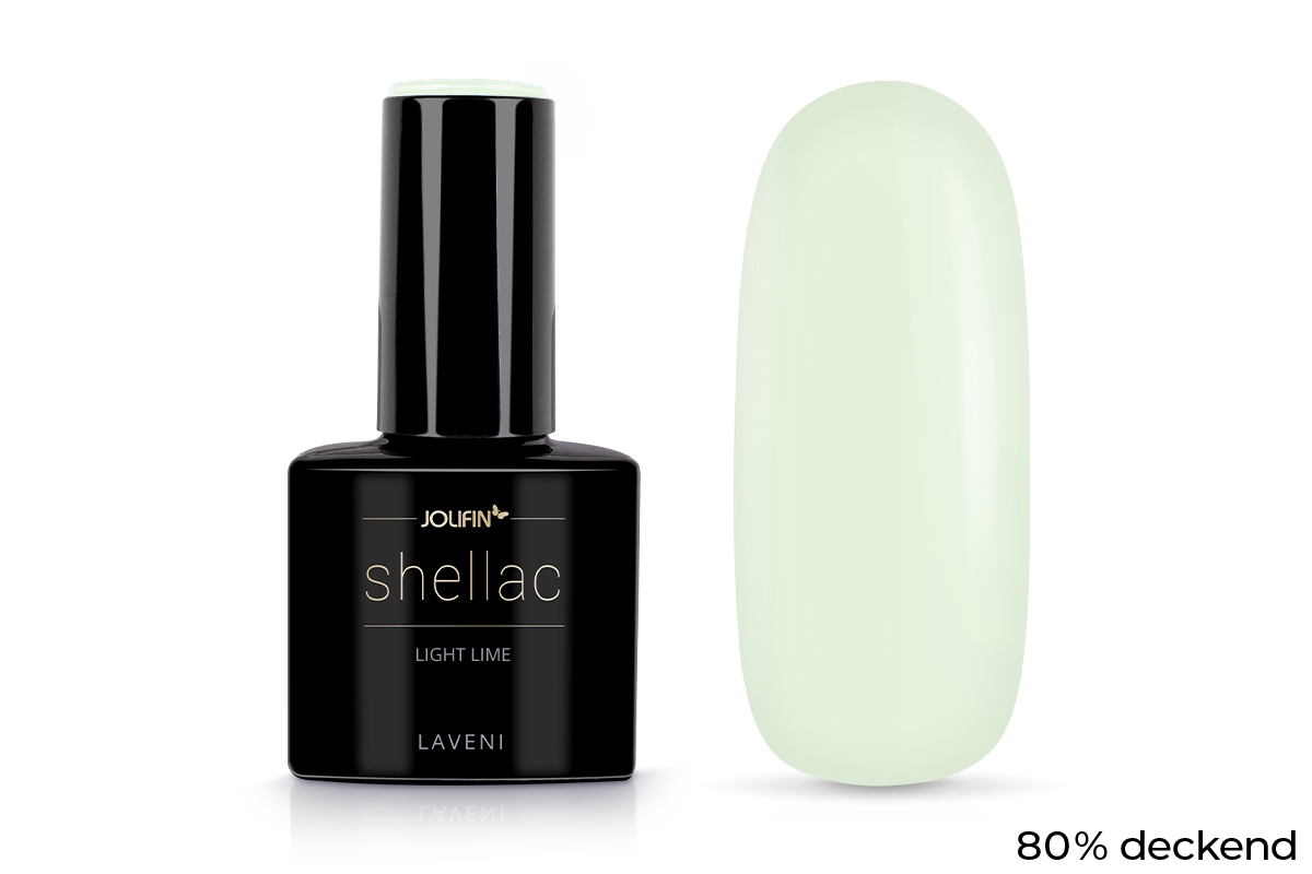 Jolifin LAVENI Shellac - light lime 10ml