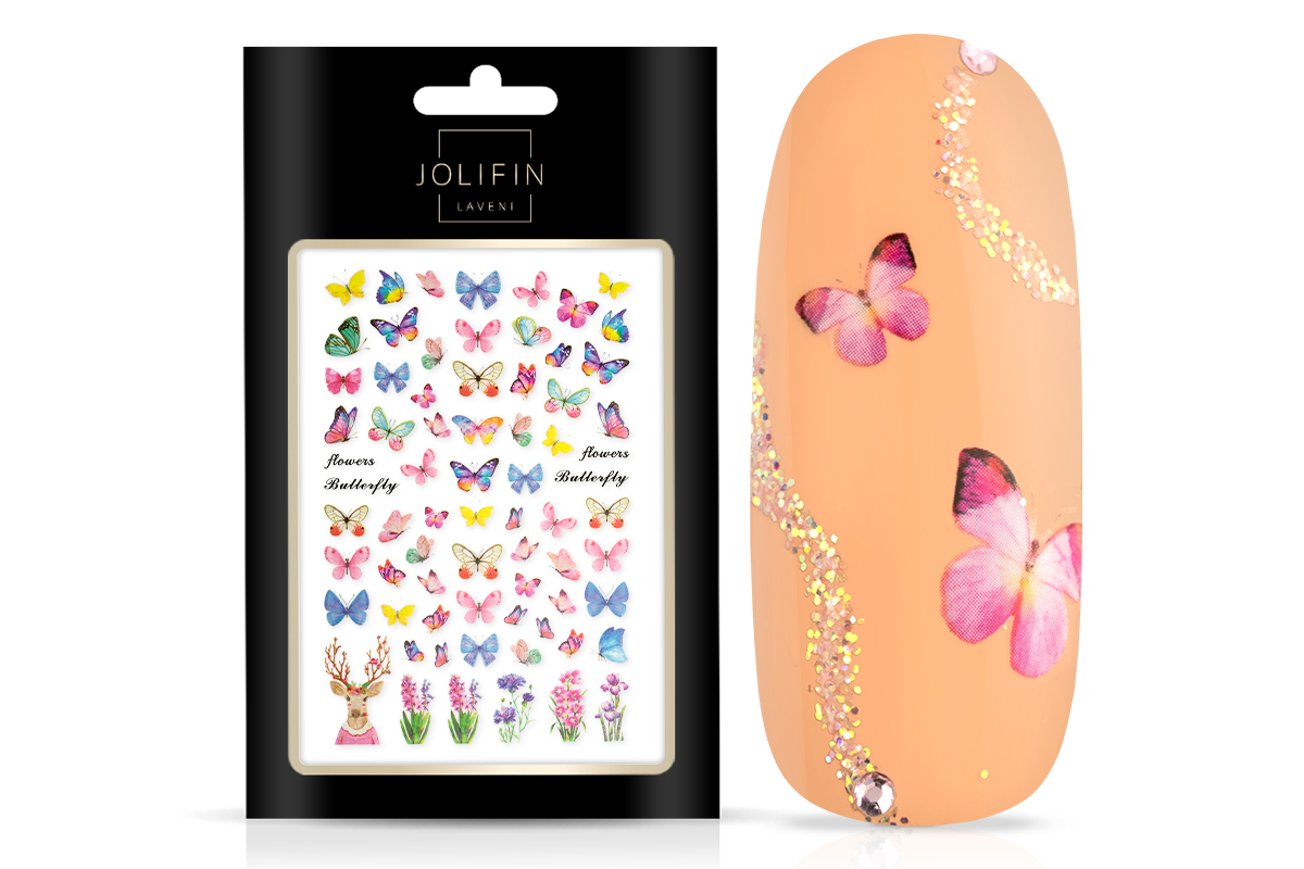 Jolifin LAVENI XL Sticker - Butterfly No. 4