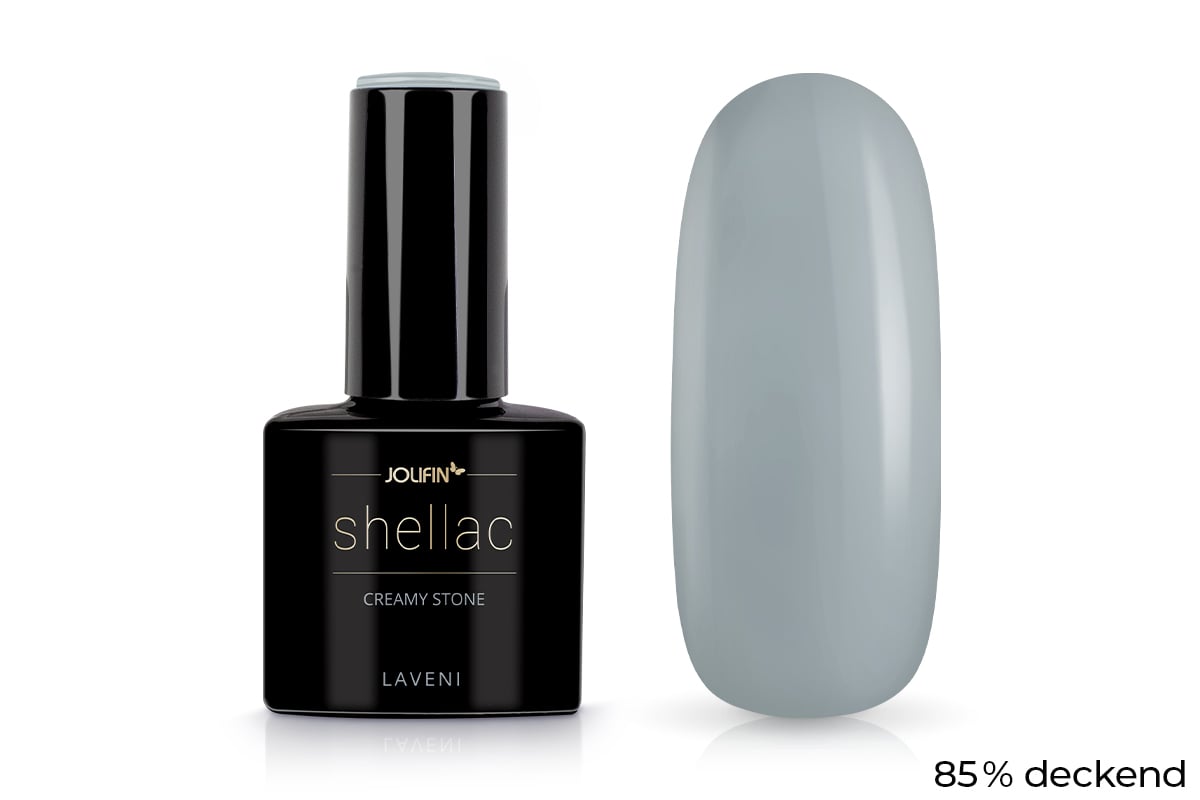 Jolifin LAVENI Shellac - creamy stone 10ml